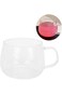 01 Drinkware, Transparent Non-Toxic Tea Mug Coffee Cup Dishwasher Safe for Home(White label)