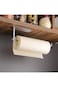 AMERTEER Paper Towel Holder under Cabinet Mount - Easy One-Handed Tear Adhesive Paper Towel Rack, 1
