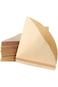 SHOWAY 100 Pcs V60 Coffee Paper Filter Unbleached Disposable Portable Cone Coffee Filter for 2 To 4
