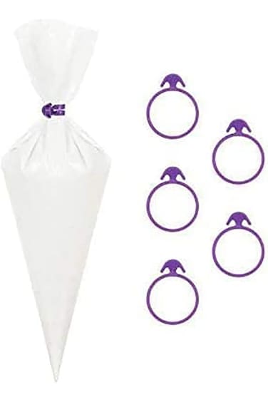 SKY-TOUCH 100 Pack 16 Inch Extra Thick Pastry Bags Large Disposable Icing Decorating Bags Cake Pipi