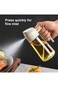 Relaxy 16oz Oil Dispenser Bottle for Kitchen - 2 in 1 Olive Oil Dispenser and Oil Sprayer - 470ml O