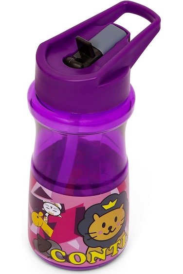 Eazy Kids Water Bottle 500ml wt Straw - Purple