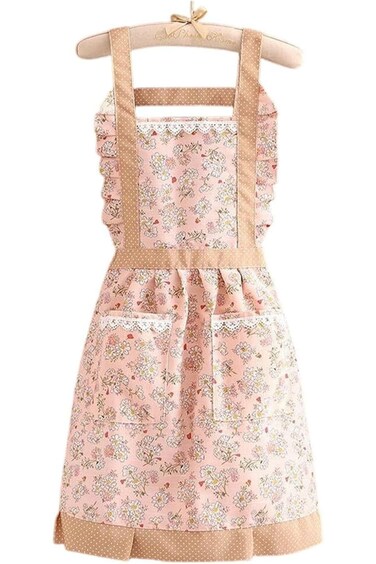 ALMEKAQUZ Personalised Aprons for Women Waterproof Apron Adjustable Chef Apron for Cooking Baking B