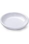 Vague Melamine Round Dish, 7 cm Size, White