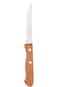 Tramontina Dynamic 2 Pieces Steak Knife Set with Stainless Steel Blade and Natural Wood Handle