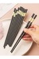NP pair Plastic Chopsticks (Size : One-size)