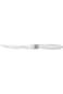 Tramontina Cor&amp;Cor 2 Pieces Steak Knife Set with Stainless Steel Blade and White Polypropylene Hand