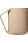 Shallow Colourful Wheat Straw Bevel Mug - Beige, BD-WS-14