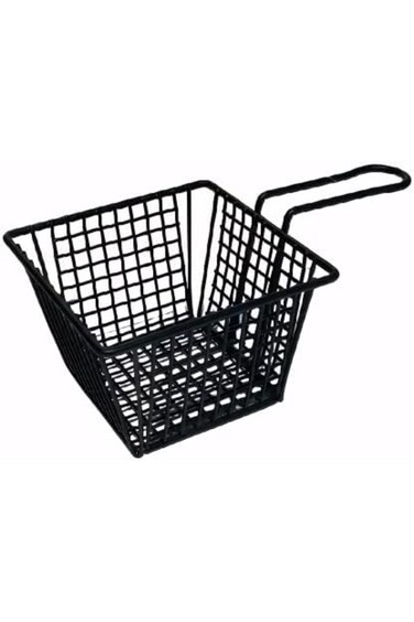 سلة طعام صغيرة للمقبلات والأطباق الجانبية من بي آند دي، 12.6 × 12.8 × 9.5 سم، معدنية