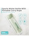 pyebe Sports Water Bottle, Plastic Fitness Cup w/Filter Scale, Leak-Proof, Juice Cup w/Portable Car