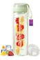 pyebe Sports Water Bottle, Plastic Fitness Cup w/Filter Scale, Leak-Proof, Juice Cup w/Portable Car