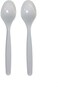 Al Jilani Plastic Spoons White Luxury 50 pcs, Heavyweight plastic spoon, heavy duty plastic cutlery