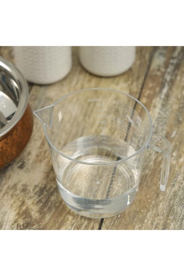 كوب قياس رويال فورد بمقبض، إبريق قياس سعة 1000 مل، RF10276 كوب قياس شفاف مع مقبض