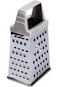 Cuisine Art Stainless Steel Box Grater 8.5 cm - Multi-Purpose Kitchen Tool with Polystyrene Handle