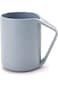 Shallow Colourful Wheat Straw Bevel Mug - Blue, Bd-Ws-14
