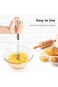 Stainless Steel Hand Push Whisk Semi-Automatic Egg Beater Multipurpose Rotating Whisk for Beating S