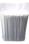Hotpack Disposable Wrapped Plastic Drinking Straws - 6Mm, 250 Pcs