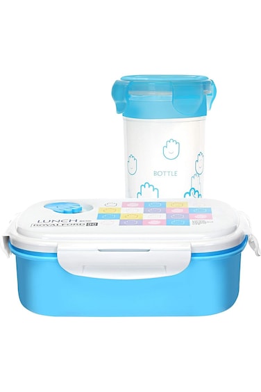 Royalford Lunch Box With Water Bottle, Multiple Color, Rf-4396