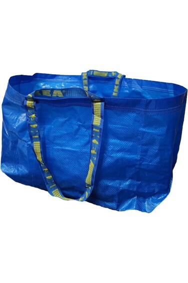IKEA FRAKTA Carrier Bag, Blue, Large Size Shopping Bag 2 Pcs Set