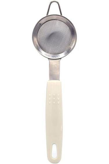 فلتر شاي بن شيهون-أبوعمر من الفولاذ المقاوم للصدأ - 6.5 سم - أبيض