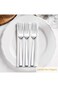 E-far Dinner Forks Set of 6, 7.9 Inch Stainless Steel Forks for Home, Kitchen or Restaurant, Non-to