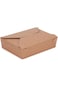 Hotpack Kraft Pe Take Away Box 36Oz - 5 Pieces