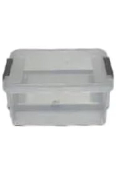 Clear Plastic Storage Container with Lid, Food Storage Box, Transparent