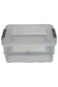 Clear Plastic Storage Container with Lid, Food Storage Box, Transparent