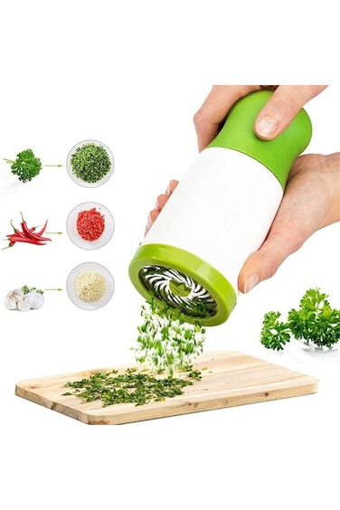 Herb Grinder?ShowTop Spice Mill Parsley Shredder Chopper Vegetable Cutter Garlic Coriander Spice Gr
