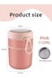 MOTIM Double Layer Japanese Style 304 Stainless Steel Soup Cup Breakfast Storage Container Lunch Bo