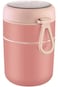 MOTIM Double Layer Japanese Style 304 Stainless Steel Soup Cup Breakfast Storage Container Lunch Bo
