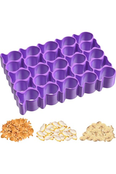 ALMEKAQUZ Gold Fish Cracker Cookie Cutter, 25Pcs Mini Fish Biscuit Cutter, Gold Fish Cutter for Cra