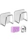 ASLOP (2 Pack) Adhesive SUS304 Stainless Steel Kitchen Sink Caddy Sponge Holder Bathroom Accessorie