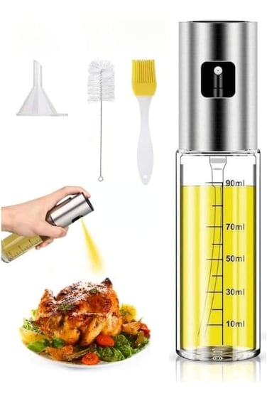 SKY-TOUCH Oil Spray Bottle, Olive Oil Sprayer Spray Bottle Oil Sprayer Oil Sprayer Dispenser Set fo