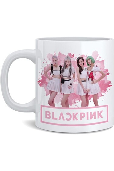 Blackpink Group Photo Pink Ice Cream Lisa Jennie Rose Jisoo Kpop Merchandise Blackpink Merchandise