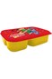 Pjmask Kids Plastic Lunch Box with 3 Compartment, Red/Yellow