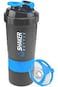 SHIKER Protein Shaker Bottle with 3-Layer Twist and Lock Storage, 100% BPA-Free Leak Proof Fitness