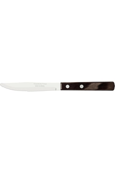 Tramontina Polywood 4 Inches Table Knife with Stainless Steel Blade and Brown Dishwasher Safe Treat