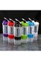 ALCOACH Shaker Bottle Protein spider Bottles with Storage and Mix Ball, 16OZ Sports Water Bottle wi