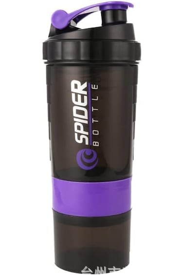 ALCOACH spider Protein Shaker Bottle 20 Ounce Leak Proof Class Portable Gym Shaker Water Bottle wit