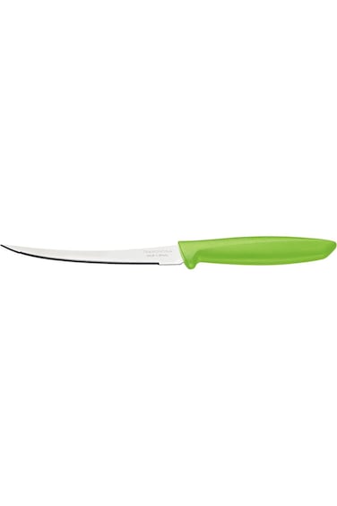 Tramontina Plenus 5 Inches Tomato Knife with Stainless Steel Blade and Green Polypropylene Handle
