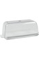 Zak Designs White Butter Dish with Lid 18 x 10.5 cm