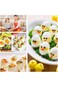 Egg Boiler Egg Molds - Silicone Egg Poachers Fancy Egg Mold - 6 Egg Cups Non-Stick Silicone Boiled