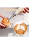 2Pcs Stainless Steel Icing Piping Nozzles, Cream Injector, Pastry Puff, Baking Tools for Cake Decor
