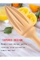 Oasisgalore Lemon Squeezer，Hand held Citrus Juicer，Wooden Lemon Juicer Hand Tool， Manual Wooden Cit
