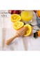 Oasisgalore Lemon Squeezer，Hand held Citrus Juicer，Wooden Lemon Juicer Hand Tool， Manual Wooden Cit
