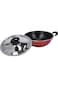 Royalford 18cm Non Stick Mini Kadai With Stainless Steel Lid, Multi, RF10005