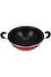 Royalford 18cm Non Stick Mini Kadai With Stainless Steel Lid, Multi, RF10005