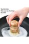 Bamboo Cleaning Brush for Utensils,Bottle Cleaning Brush Dishwashing Scrubber for Kitchen