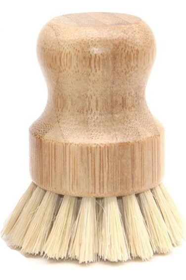 Bamboo Cleaning Brush for Utensils,Bottle Cleaning Brush Dishwashing Scrubber for Kitchen